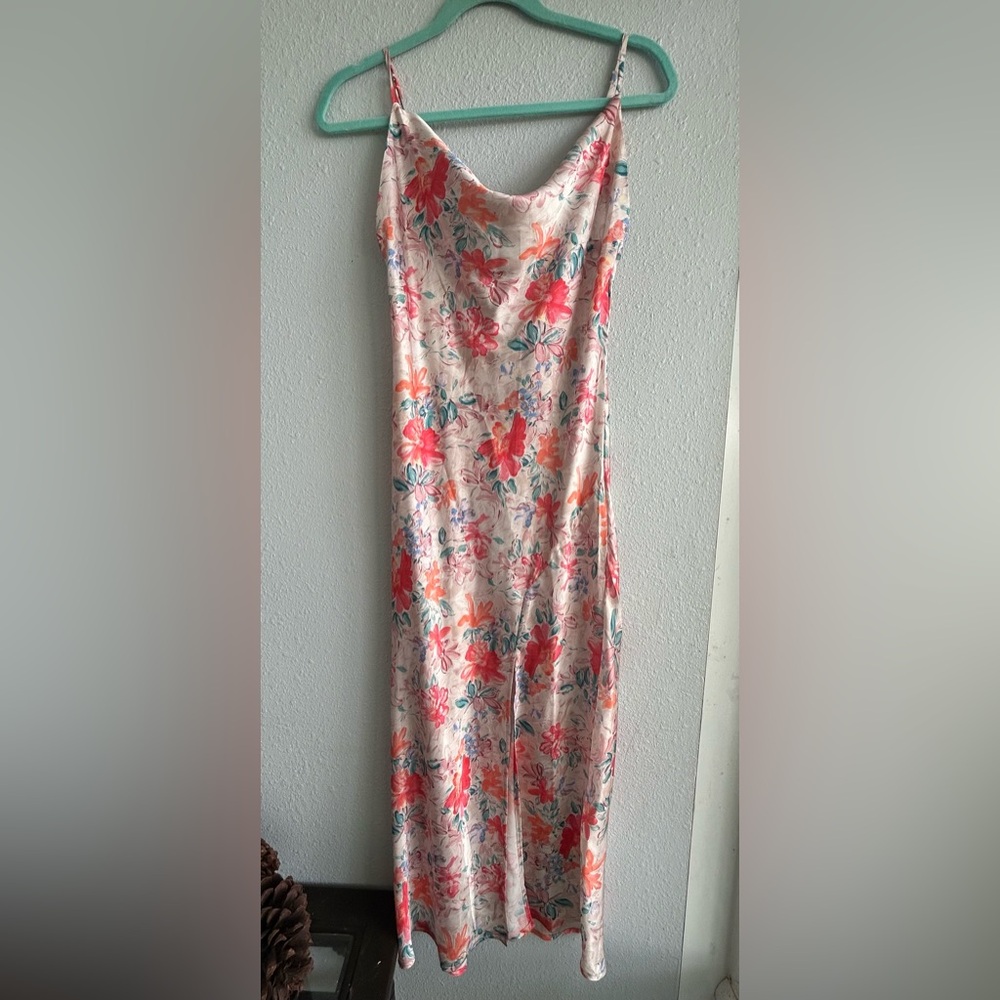 NWT Adjustable Floral Slip Dress